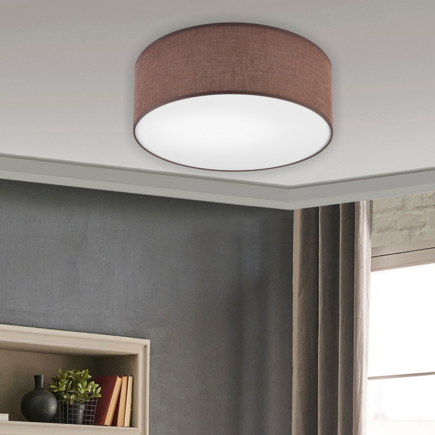 Brilagi - Plafoniera LED SIRIJA LED/12W/230V diametro 35 cm marrone