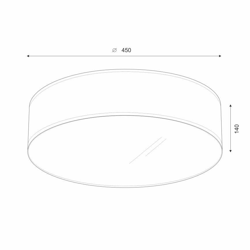 Brilagi - Plafoniera LED SIRIJA LED/24W/230V diametro 45 cm beige