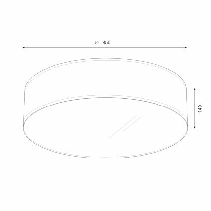Brilagi - Plafoniera LED SIRIJA LED/24W/230V diametro 45 cm bianco