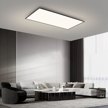 Brilagi - Plafoniera LED SLIMFRAME LED/80W/230V 120x60 cm 3000/4000/6000K nera