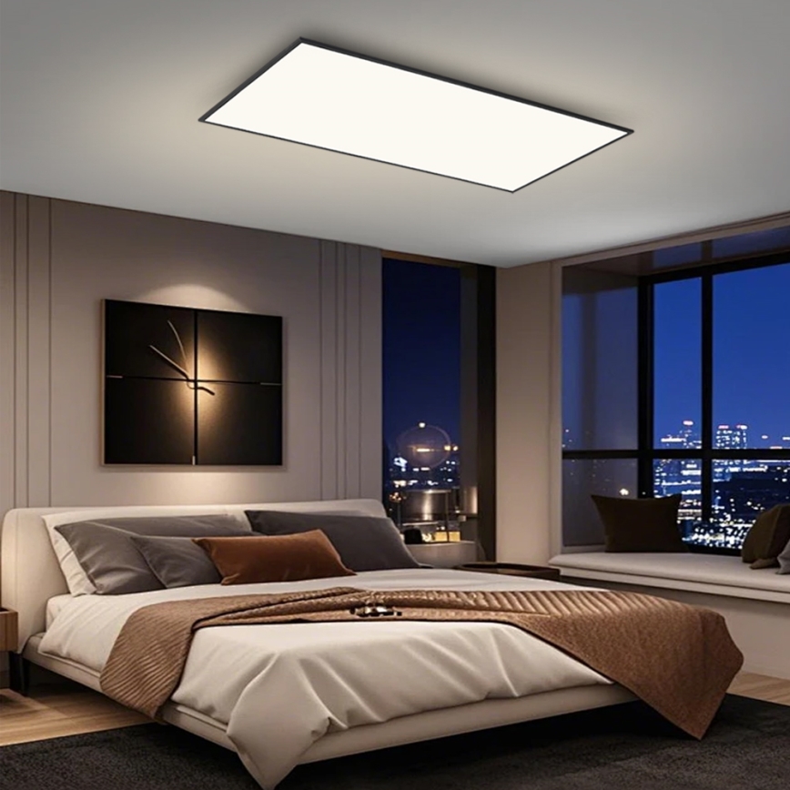 Brilagi - Plafoniera LED SLIMFRAME LED/80W/230V 120x60 cm 3000/4000/6000K nera