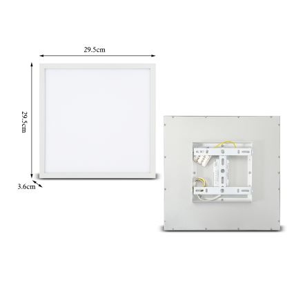 Brilagi - Plafoniera LED SLIMFRAME LED/25W/230V 30x30 cm bianco