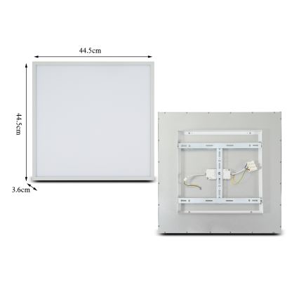 Brilagi - Plafoniera LED SLIMFRAME LED/36W/230V 45x45 cm bianco