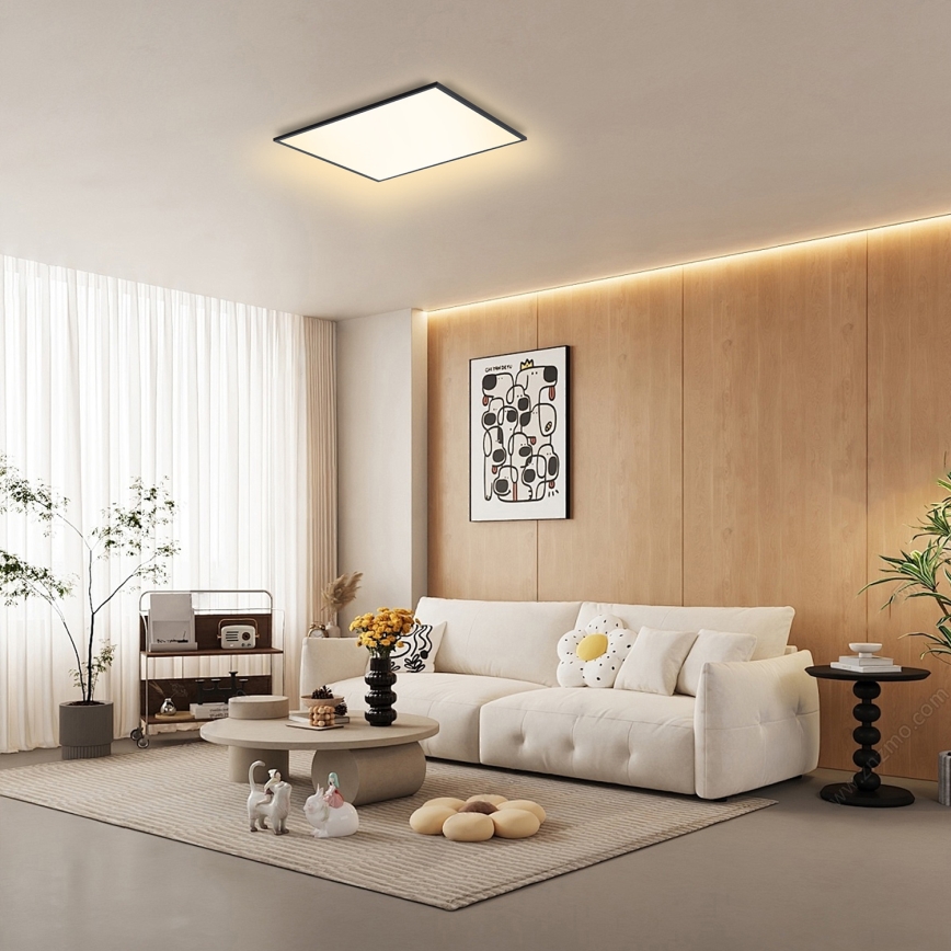 Brilagi - Plafoniera LED SLIMFRAME LED/58W/230V 60x60 cm nero