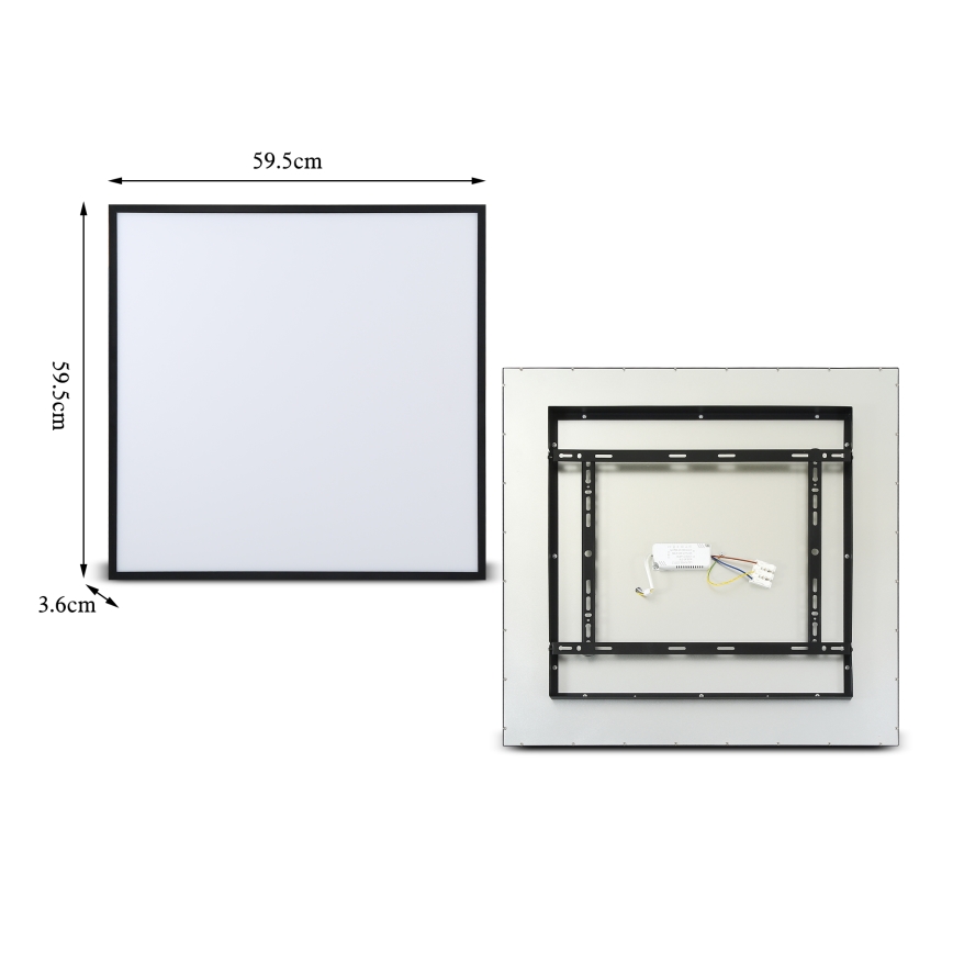 Brilagi - Plafoniera LED SLIMFRAME LED/58W/230V 60x60 cm nero
