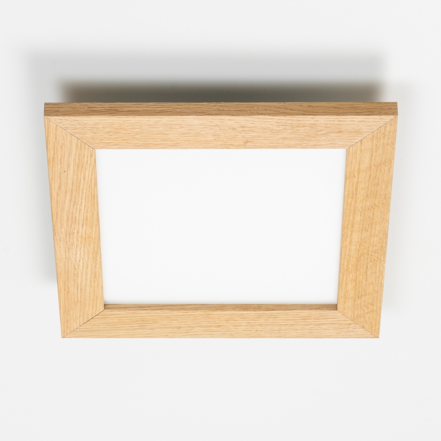 Brilagi - Plafoniera LED SLIMFRAME WOOD LED/25W/230V 34x34 cm marrone