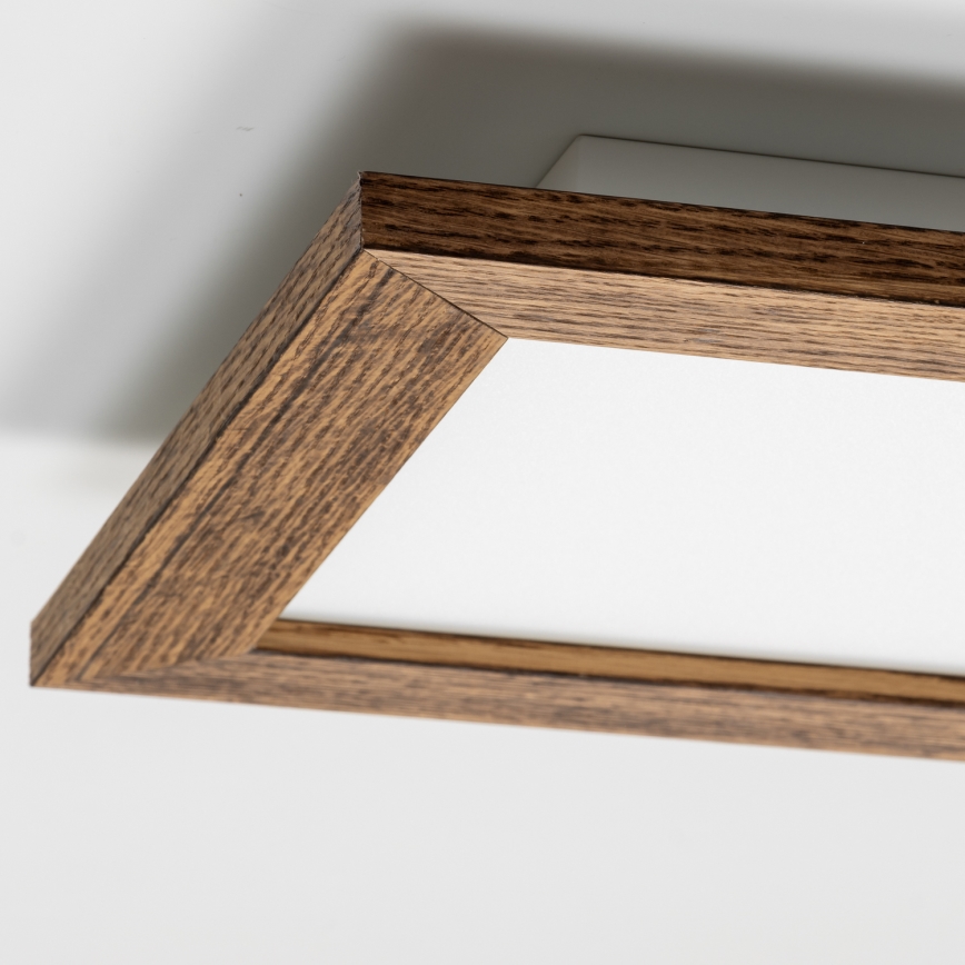 Brilagi - Plafoniera LED SLIMFRAME WOOD LED/25W/230V 34x34 cm marrone