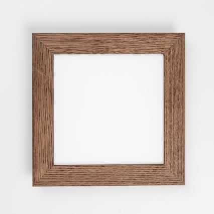 Brilagi - Plafoniera LED SLIMFRAME WOOD LED/25W/230V 34x34 cm marrone scuro