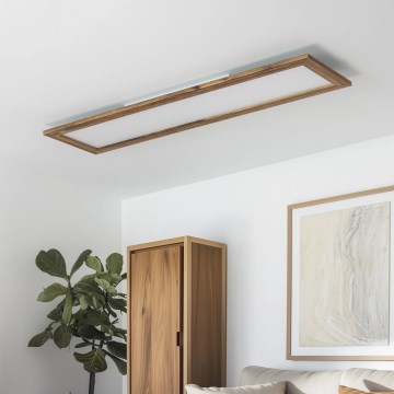 Brilagi - Plafoniera LED SLIMFRAME WOOD LED/58W/230V 124x34 cm marrone