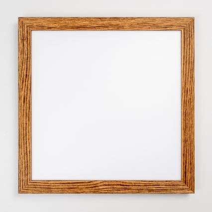 Brilagi - Plafoniera LED SLIMFRAME WOOD LED/58W/230V 64x64 cm marrone