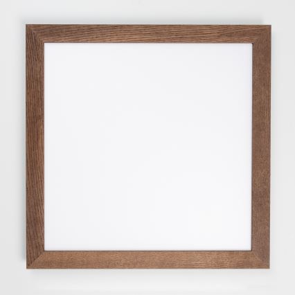 Brilagi - Plafoniera LED SLIMFRAME WOOD LED/58W/230V 64x64 cm marrone scuro