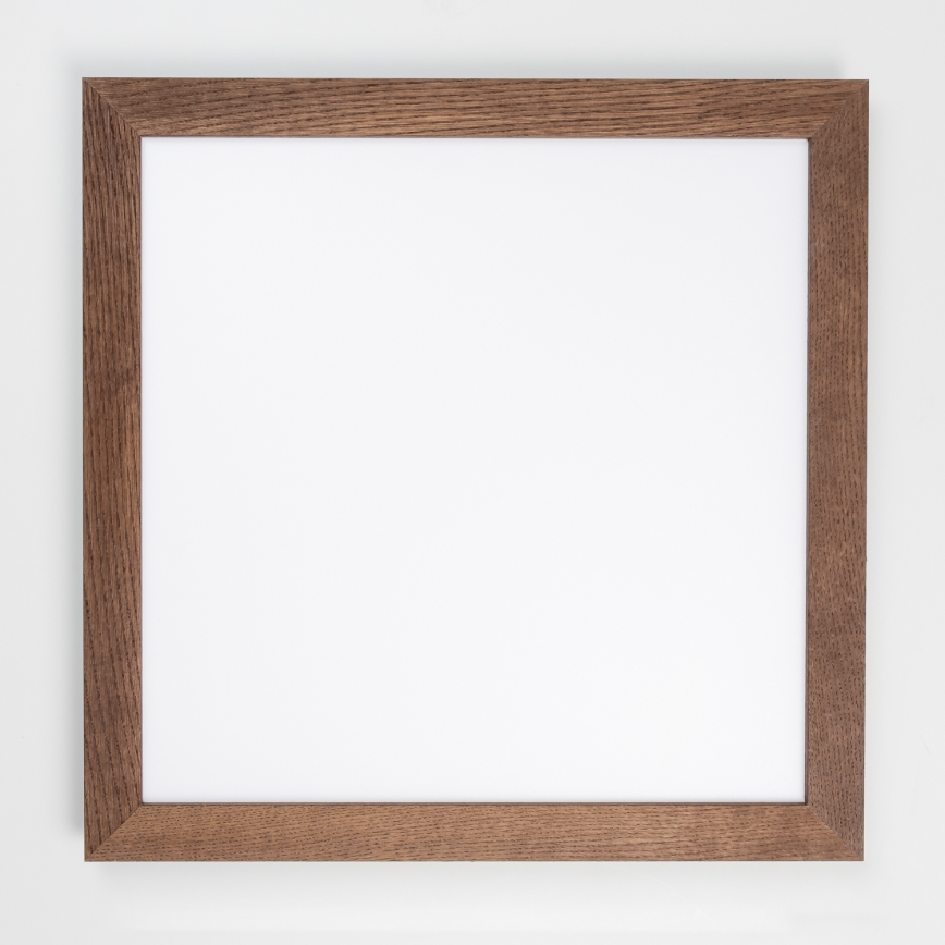 Brilagi - Plafoniera LED SLIMFRAME WOOD LED/58W/230V 64x64 cm marrone scuro