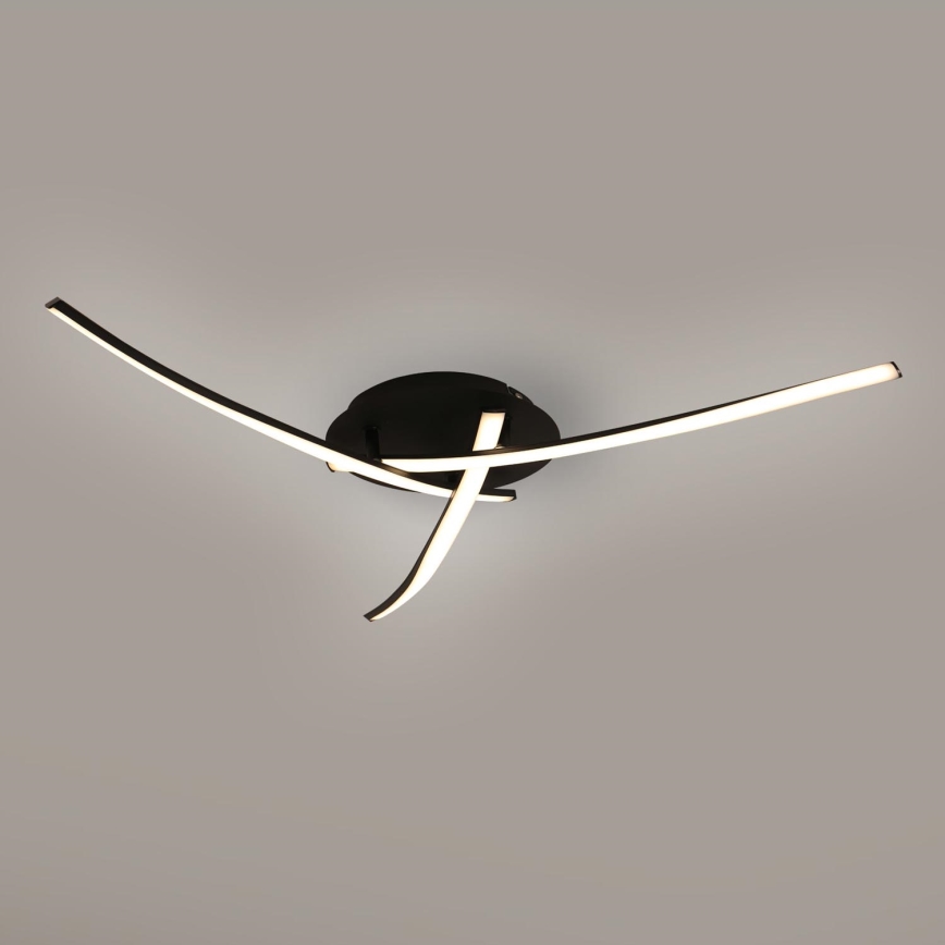 Brilagi - Plafoniera LED STRIPES 24W/230V Ø 64 cm nera