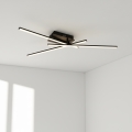 BRILAGI - Plafoniera LED STRIPES LED/30W/230V 51x78 cm nera