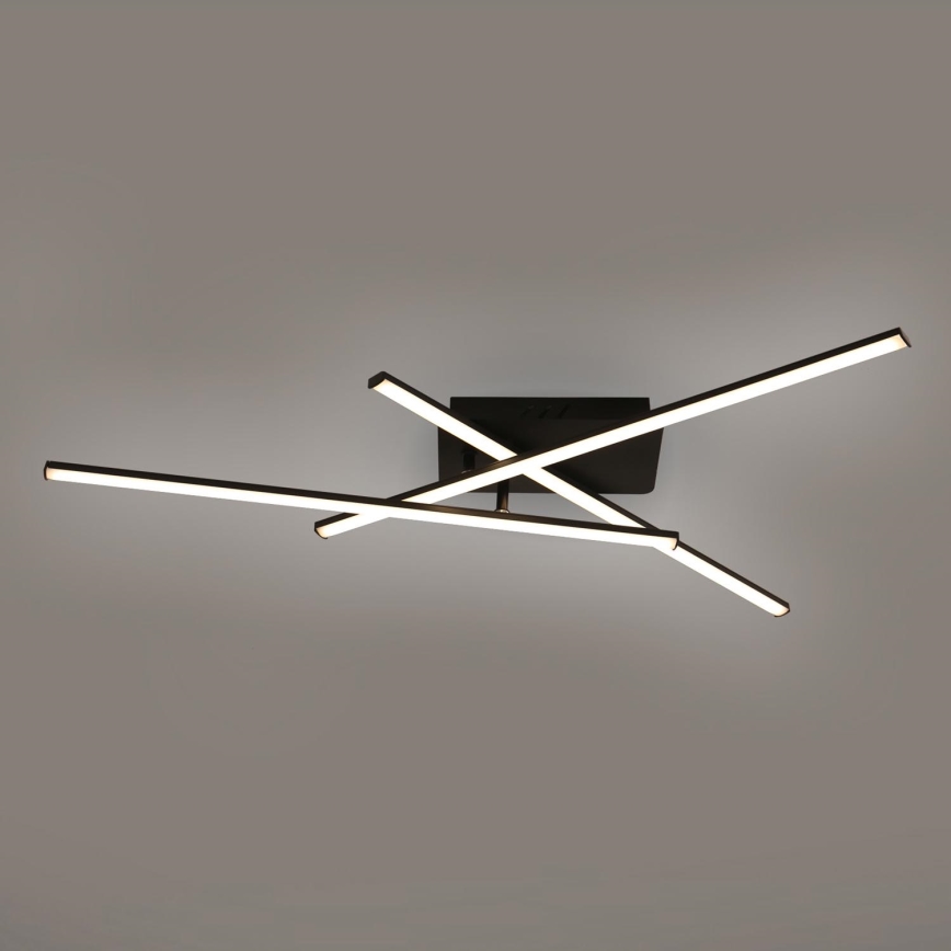 Brilagi - Plafoniera LED STRIPES LED/30W/230V 51x78 cm nera