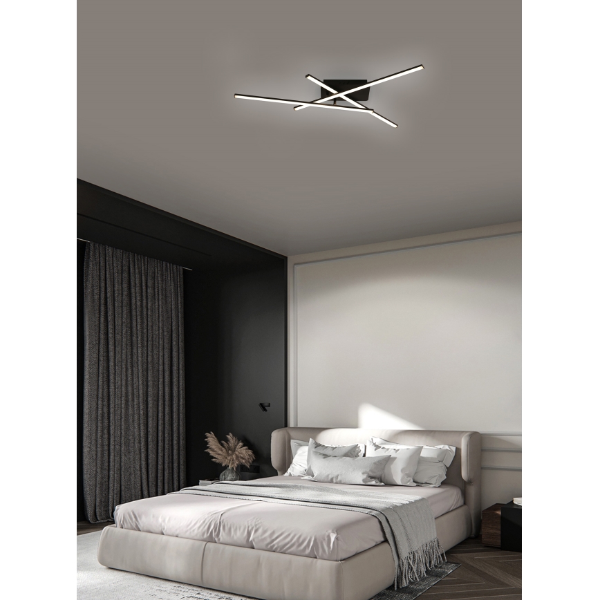 Brilagi - Plafoniera LED STRIPES LED/30W/230V nero