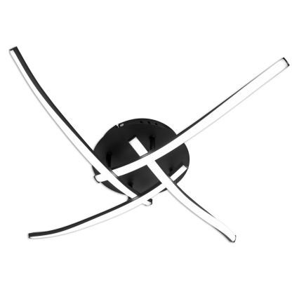 Brilagi - Plafoniera a LED STRIPES 32W/230V 60x60 cm, nera
