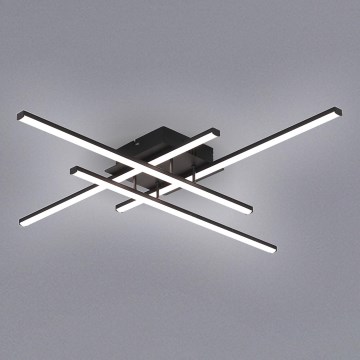 Brilagi - Plafoniera LED STRIPES LED/37W/230V 68x68 cm nero