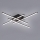 Brilagi - Plafoniera LED STRIPES LED/37W/230V 68x68 cm nero