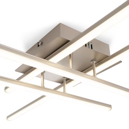 Brilagi - Plafoniera LED STRIPES LED/37W/230V 68x68 cm argento