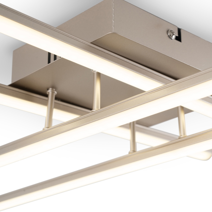 Brilagi - Plafoniera LED STRIPES LED/37W/230V 68x68 cm argento