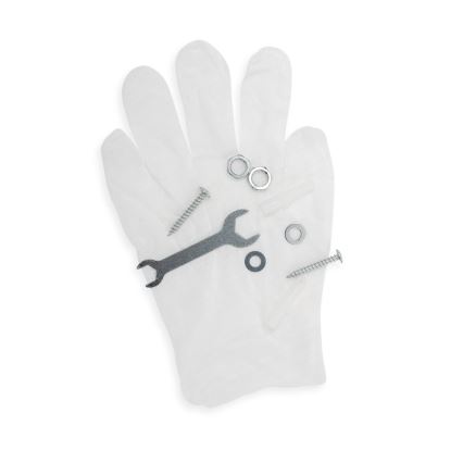 Brilagi - Plafoniera LED STRIPES LED/37W/230V 68x68 cm argento