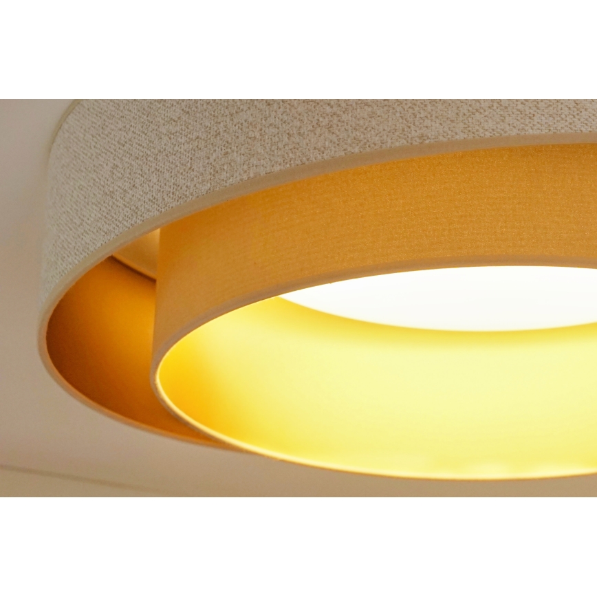 Brilagi - Plafoniera LED VEGAS SHINE LED/24W/230V diametro 60 cm beige/color crema
