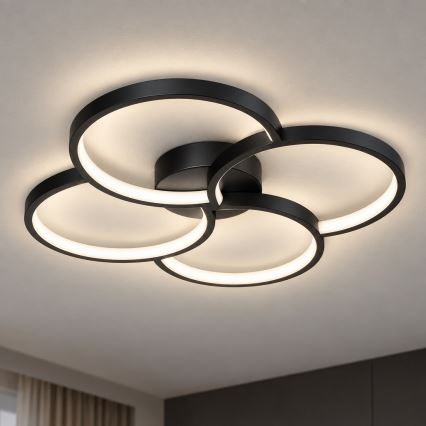 BRILAGI - Plafoniera LED VELO LED/42W/230V 4000K Ø 52 cm nera