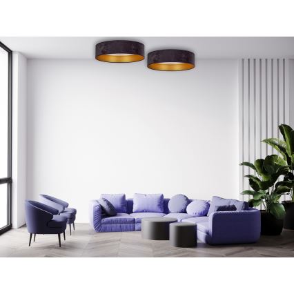 Brilagi - Plafoniera LED VELVET LED/12W/230V d. 30 cm 3000K/4000K/6400K grigio/oro