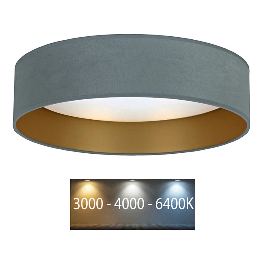 Brilagi - Plafoniera LED VELVET LED/12W/230V d. 30 cm 3000K/4000K/6400K menta/oro