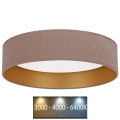 Brilagi - Plafoniera LED VELVET LED/24W/230V 3000/4000/6400K beige/oro