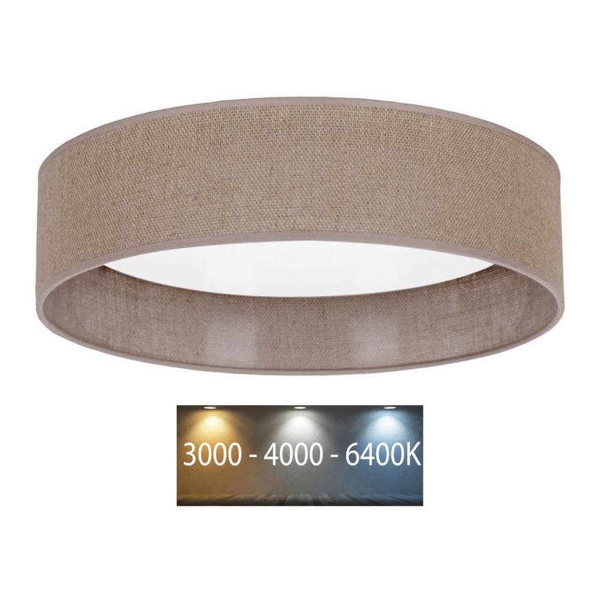 Brilagi - Plafoniera LED VELVET LED/24W/230V 3000/4000/6400K marrone