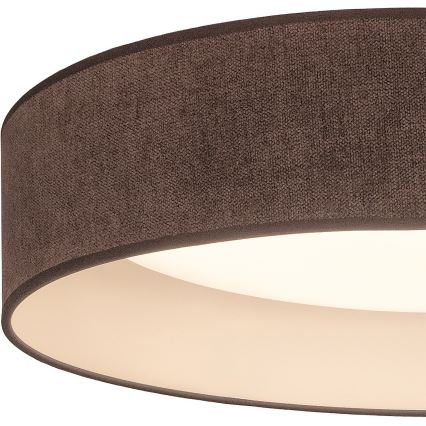 BRILAGI - Plafoniera LED VELVET SIMPLE/24W/230V/3000K Ø 45 cm marrone