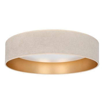 Brilagi - Plafoniera LED VELVET SIMPLE LED/24W/230V 3000K Ø 45 cm crema/oro