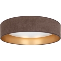Brilagi - Plafoniera LED VELVET SIMPLE LED/24W/230V 3000K Ø 45 cm marrone/oro