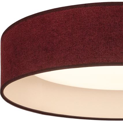 Brilagi - Plafoniera LED VELVET SIMPLE LED/36W/230V 3000K Ø 55 cm bordeaux
