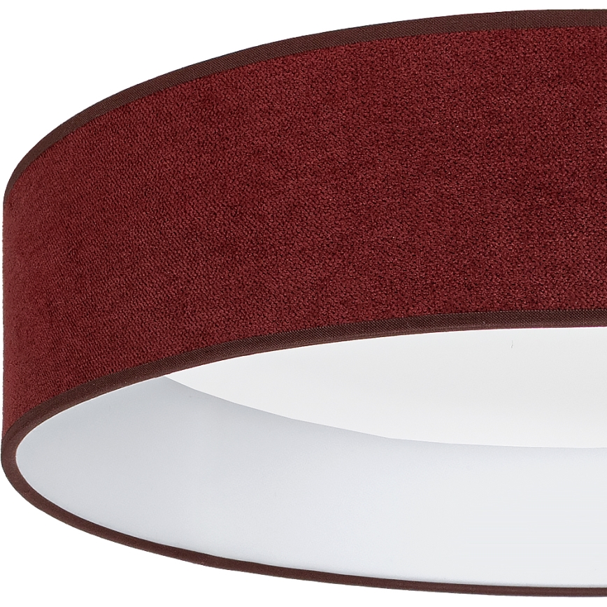 Brilagi - Plafoniera LED VELVET SIMPLE LED/36W/230V 3000K Ø 55 cm bordeaux
