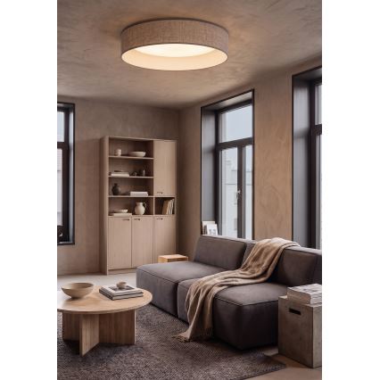 BRILAGI - Plafoniera LED VELVET SIMPLE LED/36W/230V 3000K Ø 55 cm grigio