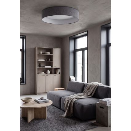 BRILAGI - Plafoniera LED VELVET SIMPLE LED/36W/230V 3000K Ø 55 cm grigio