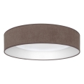 Brilagi - Plafoniera LED VELVET SIMPLE LED/36W/230V 3000K Ø 55 cm marrone