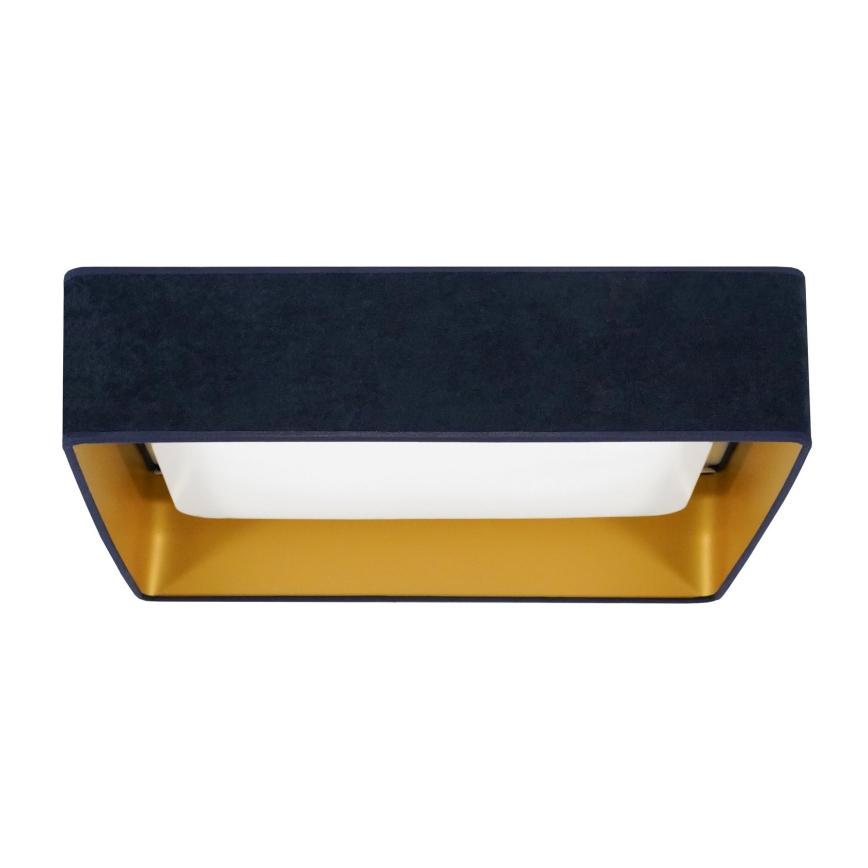 Brilagi - Plafoniera LED VELVET SQUARE LED/24W/230V blu scuro