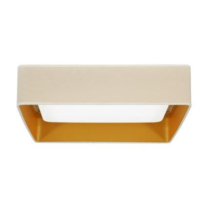 Brilagi - Plafoniera LED VELVET SQUARE LED/24W/230V color crema