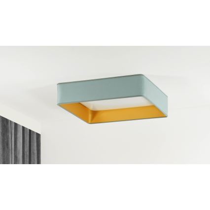 Brilagi - Plafoniera LED VELVET SQUARE LED/24W/230V menta