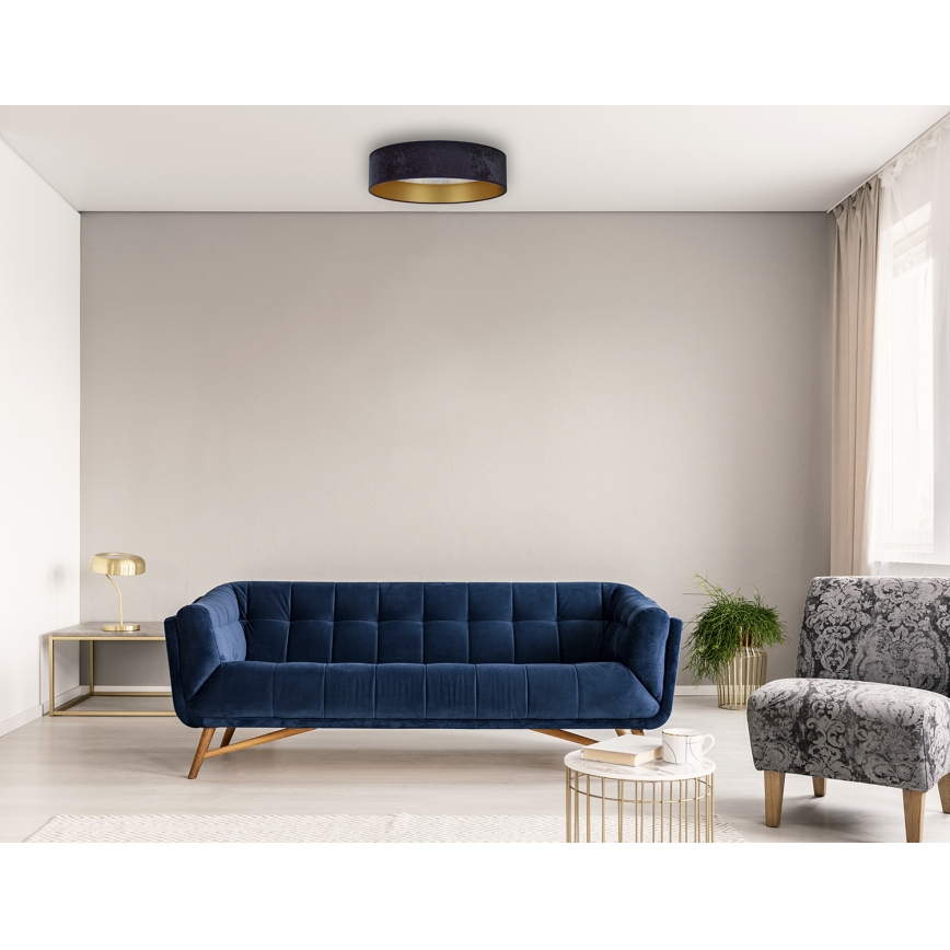 Brilagi - Plafoniera LED VELVET STAR LED/24W/230V d. 40 cm 3000K/4000K/6400K blu/oro