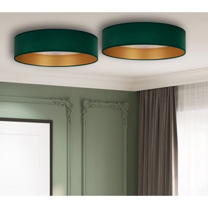 Brilagi - Plafoniera LED VELVET STAR LED/24W/230V d. 40 cm 3000K/4000K/6400K verde/oro