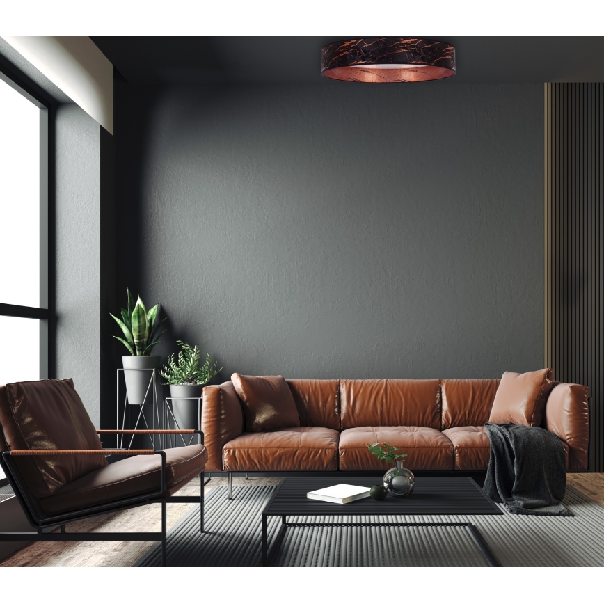 Brilagi - Plafoniera LED VELVET STAR LED/36W/230V d. 55 cm 3000K/4000K/6400K nero/rame