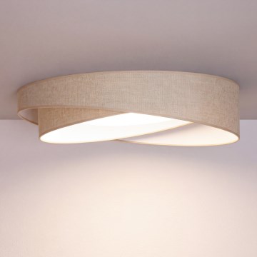 BRILAGI - plafoniera LED VELVET TWIST LED/24W/230V 4000K Ø 55 cm beige