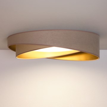BRILAGI - Plafoniera LED VELVET TWIST LED/24W/230V 4000K Ø 55 cm beige/oro