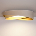 BRILAGI - Plafoniera LED VELVET TWIST LED/24W/230V 4000K Ø 55 cm bianco/oro
