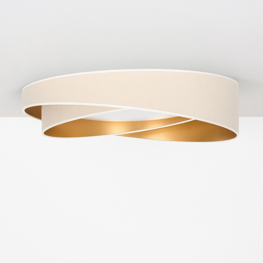BRILAGI - Plafoniera LED VELVET TWIST LED/24W/230V 4000K Ø 55 cm bianco/oro